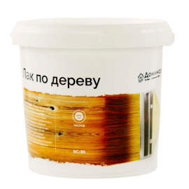 Лак по дереву акриловый антисептический БС 86 Доминар, 10 кг