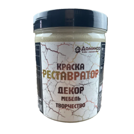 Краска для мебели меловая, цвет бежевый (жемчужный), 0.3 кг
