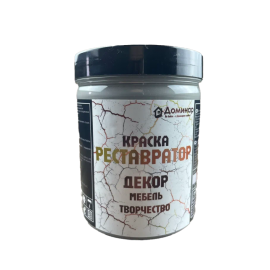 Краска для мебели меловая, цвет серый, 0.3 кг