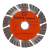 Диск алмазный отрезной Турбо-Сегмент, D 115х22.23х10 мм, СТД-135