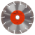Диск алмазный отрезной Турбо-Сегмент, D 180х22.23х10 мм, СТД-135