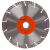Диск алмазный отрезной Турбо-Сегмент, D 200х32/25.4х10 мм, СТД-135