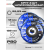 Комплект: Круг шлифовальный, коралл синий, 125х22.23 мм (3 шт.) Комплект: Круг шлифовальный, коралл синий, 125х22.23 мм (3 шт.)