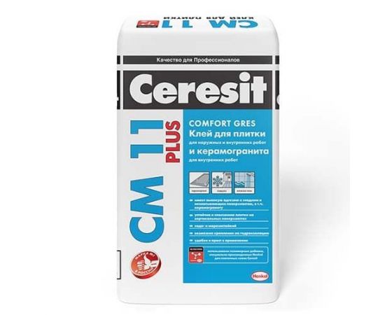 Плиточный клей Ceresit CM 11 Plus, 25 кг