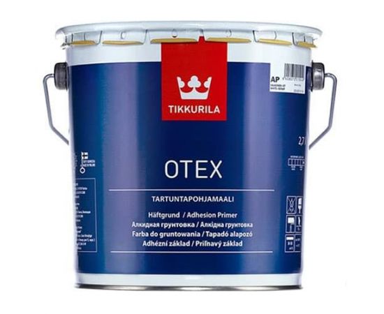 Грунтовка адгезионная алкидная Tikkurila Otex, База С, 2.7 л