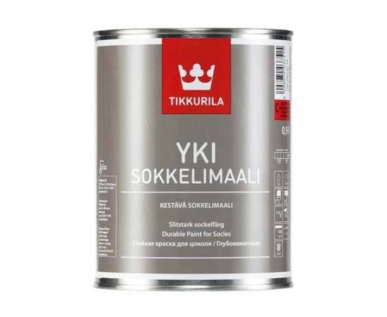 Краска для цоколя Tikkurila Yki База А, 0.9 л