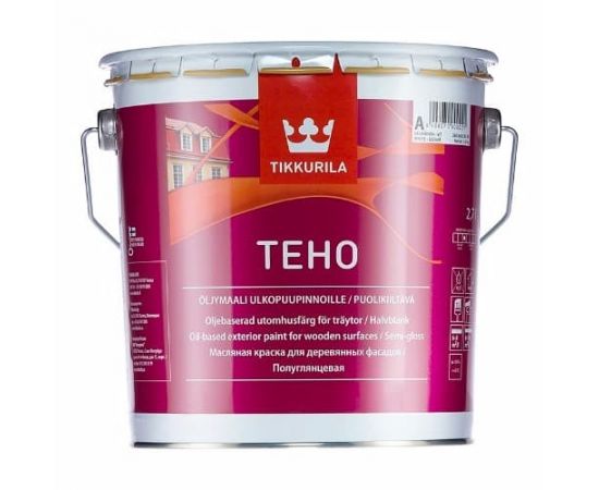 Фасадная краска для дерева Tikkurila Teho База C, 2.7 л