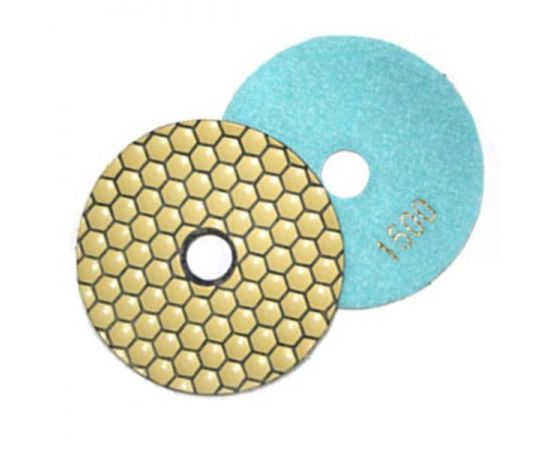 Черепашка АГШК - алмазный гибкий диск для сухой шлифовки D 100 мм, P 1000, СТБ-311