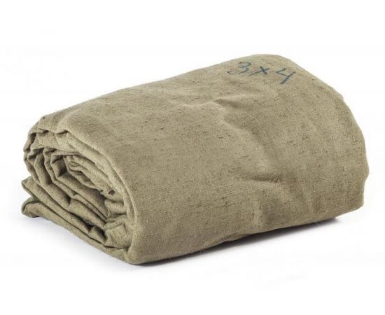 Брезентовый полог-тент с люверсами Тарпикс 450 г/м2, 3x4 м