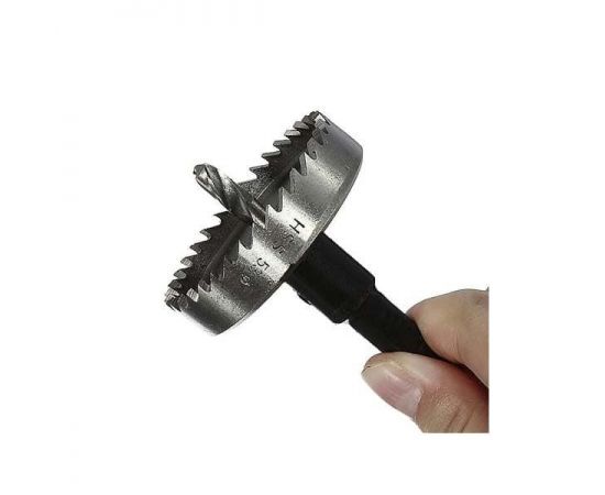 Стальная коронка по металлу цилиндрическая HSS, D 50 мм, СТК-063