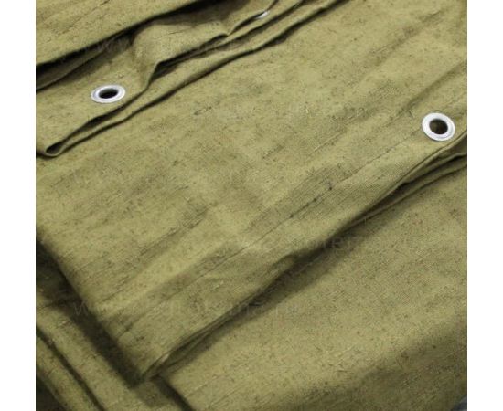 Брезентовый полог-тент с люверсами Тарпикс 450 г/м2, 3x4 м