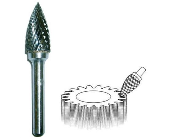 БорФреза (шарошка) Gх10 мм, СТМ-517