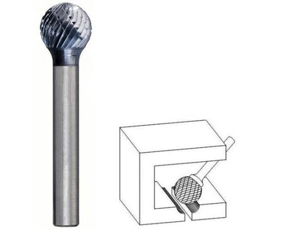 БорФреза (шарошка) Dх08 мм, СТМ-517