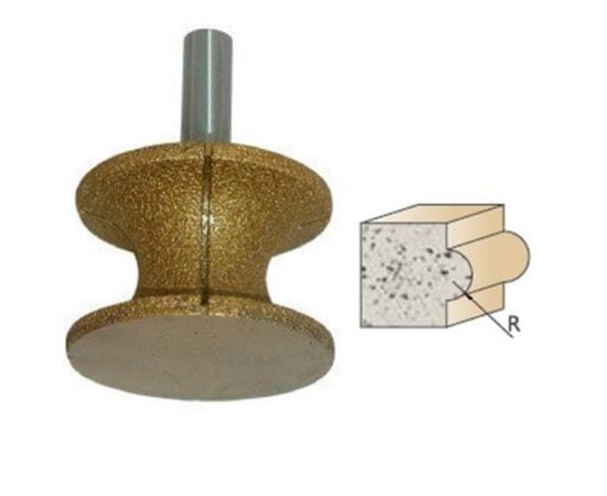 Фреза алмазная фигурная ШТАП по камню, 12х36Dх9.5H мм, CTФ-9908