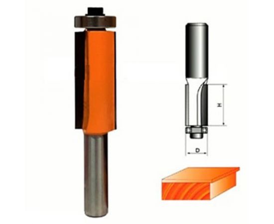 Фреза по дереву кромочная прямая Z2, 12х19Dх50H мм, CTФ-1020