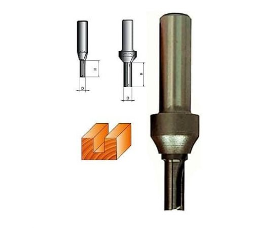 Strong Фреза-зенкер прямая пазовая по дереву, 8/8D/25H мм