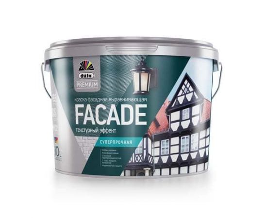Краска Dufa Premium Facade фасадная глубокоматовая, База 3, 9 л