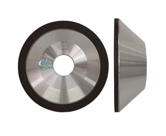 Круг заточной CBN алмазный 12А2-45° корончатый, D 125х32 мм, СТД-150