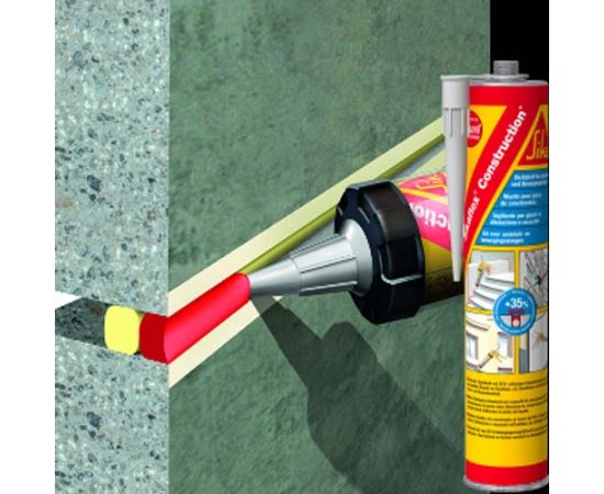 Полиуретановый герметик Sikaflex Construction+ белый, 300 мл