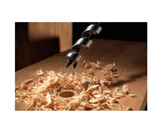 Спиральное сверло Левиса по дереву, D 25х460 мм, СТС-013