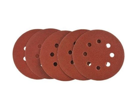 Strong Диск абразивный на липучке 8 отверстий, D 125 мм, Р60, 100 шт