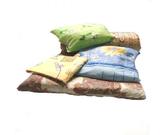 Спальный комплект для рабочих (матрас, подушка, одеяло)