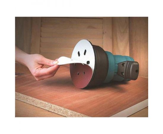 Strong Диск абразивный на липучке 8 отверстий, D 125 мм, Р100, 100 шт