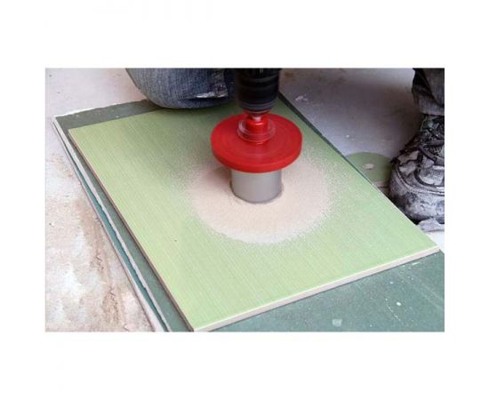 Коронка по керамике с карбидным напылением + алмаз, D 45 мм, СТК-042