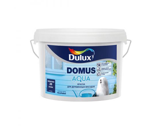 Краска Dulux Domus Aqua BC для деревянных фасадов, 2.5 л