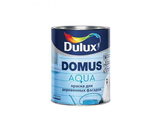 Краска Dulux Domus Aqua BC для деревянных фасадов, 1 л