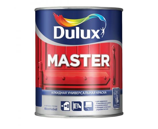 Краска Dulux Master 30 BW универсальная, 1 л