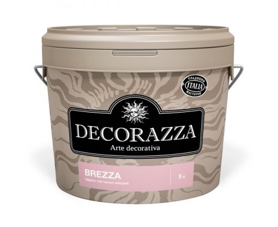 Decorazza Brezza Argento BR-001 декоративное покрытие, песчанные вихри, 5 л