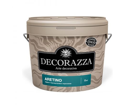 Decorazza Aretino декоративное покрытие, перламутр AR 001, 5 л