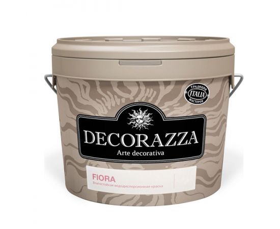 Краска Decorazza Fiora матовая База А для стен и потолков, 2,7 л