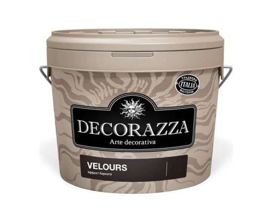 Декоративное покрытие Decorazza Velours VL-001, нежный бархат, 1.2 кг
