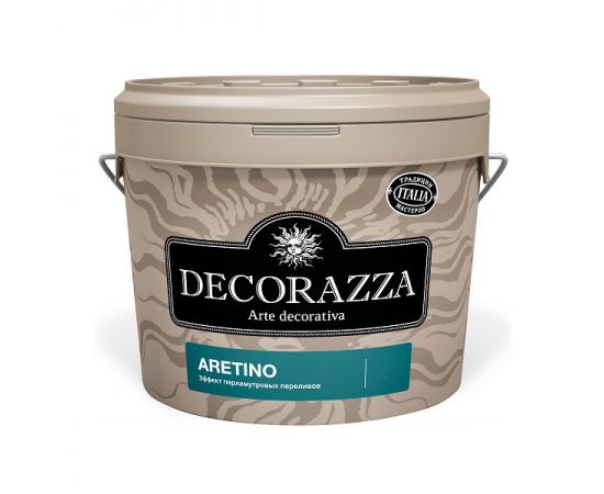 Декоративное покрытие Decorazza Aretino, перламутр, AR 001, 1 л