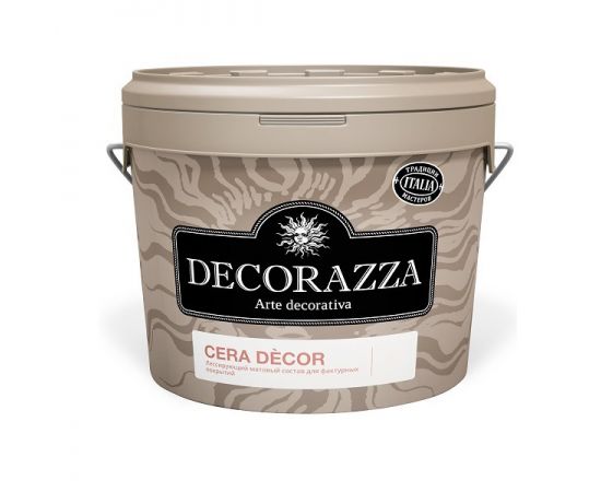 Декоративное лессирующее покрытие Decorazza Cera Decor матовое, природные материалы, прозрачный базовый, 1 л