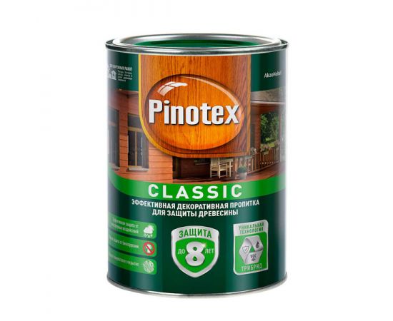 Антисептик для дерева Pinotex Classic Орегон, 1 л