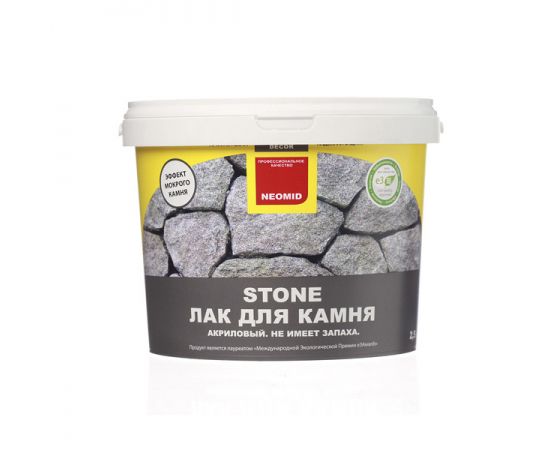 Лак для камня Neomid Stone, 2.5 л