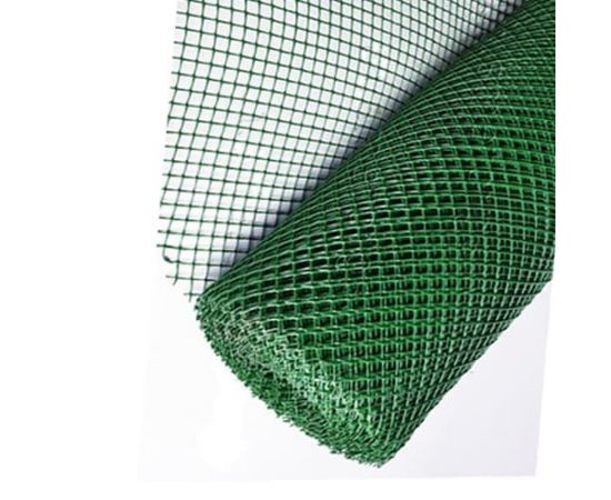 Решетка садовая (сетка) из полипропилена хаки Ю90 17х17 мм, 0.9х20 м