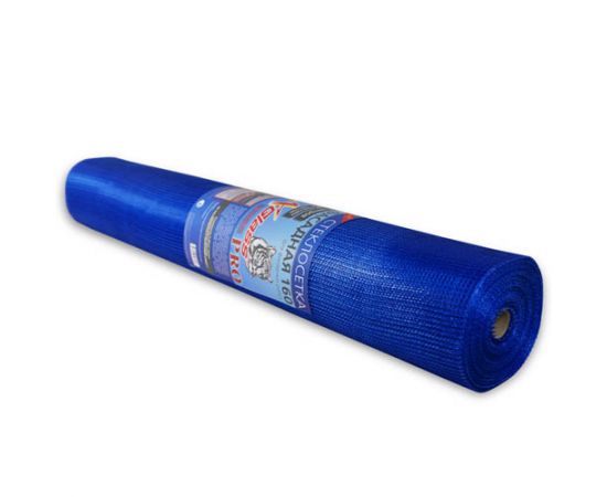 Сетка фасадная стеклотканевая X-Glass PRO нарезка 5х5 мм (160 г/м2) синяя, 1 м х 18 м