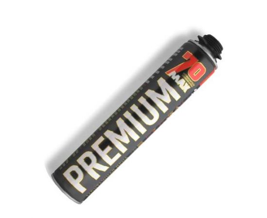 Пена монтажная Premium 70, профессиональная, летняя, 900 мл, баллон Пена монтажная Premium 70, профессиональная, летняя, 900 мл, баллон