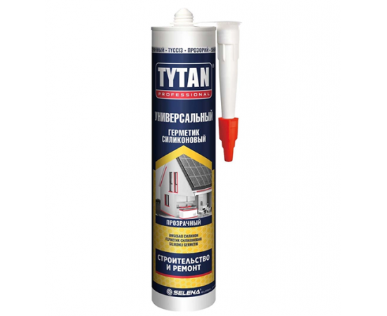 Tytan Professional герметик силиконовый универсальный, картридж, бесцветный, 280 мл