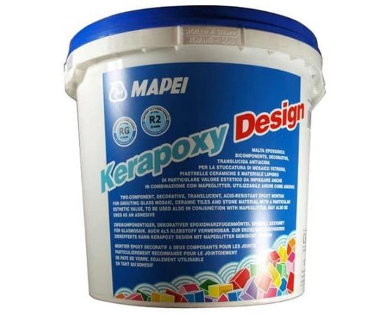 Mapei Kerapoxy Design 799 Белая, затирка для швов плитки, 3 кг