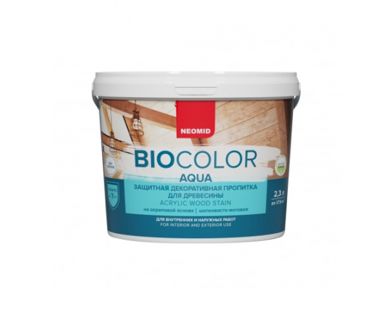 Антисептик для дерева Neomid Bio Color Aqua Венге, 2.3 л