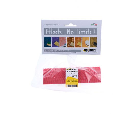 Аппликатор пластик Boldrini с эффектом дерева, 150x40 мм, 93415