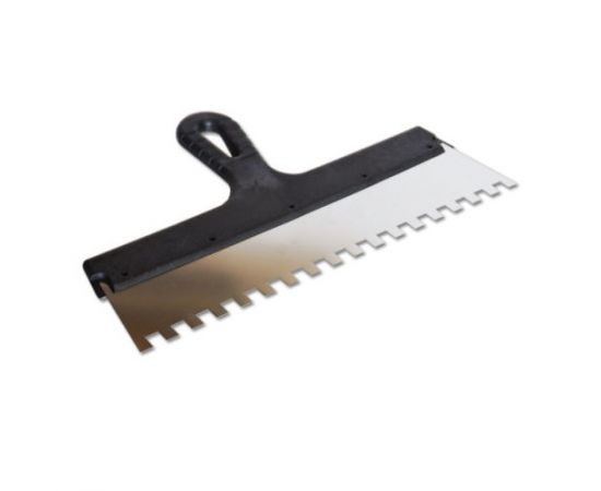 Шпатель для клея 450 мм DeltaRoll, зуб 8х8 из нержавеющей стали, S88450