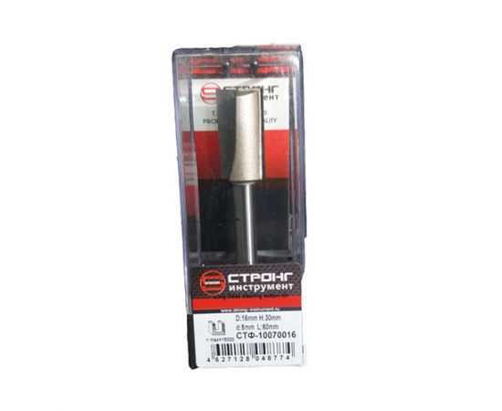 Фреза прямая пазовая по дереву, 8х16Dх30Hх60 мм, CTФ-1007 Фреза прямая пазовая по дереву, 8х16Dх30Hх60 мм, CTФ-1007