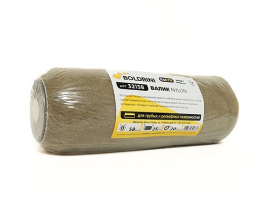 Валик фасадный Boldrini Nylon профессиональный, длина ворса 20 мм, 250х48 мм, 32128