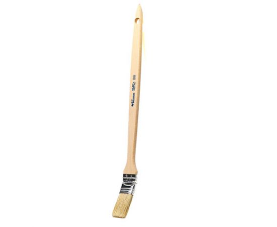 Кисть радиаторная Boldrini с натуральной щетиной и ручкой из дуба, 30х15 мм, 93030